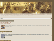Tablet Screenshot of mycalling.org